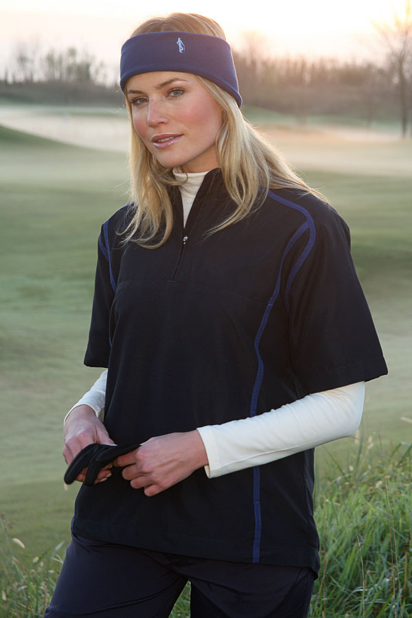 Glenmuir Ladies Storm Bloc Par Half Sleeve Golf Windshirt 