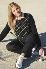 Julia wool V neck sweater